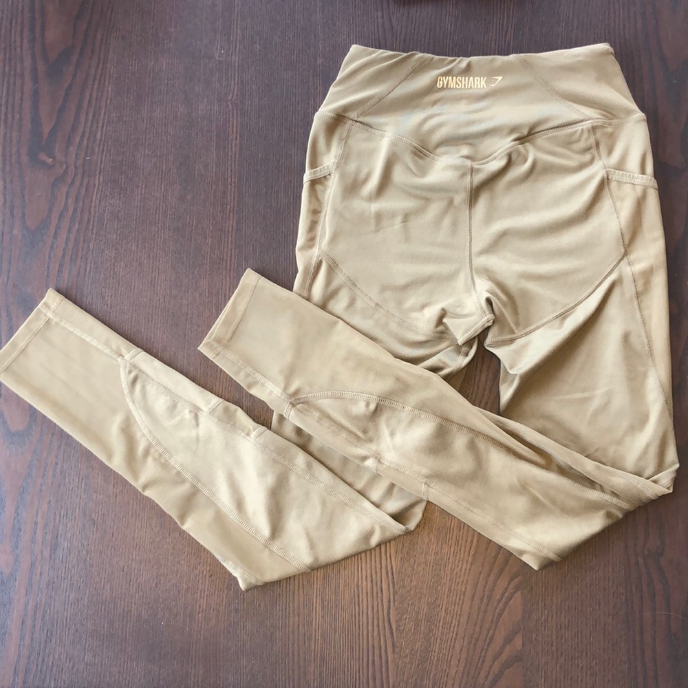 Khaki green Gymshark dreamy Legging size SM